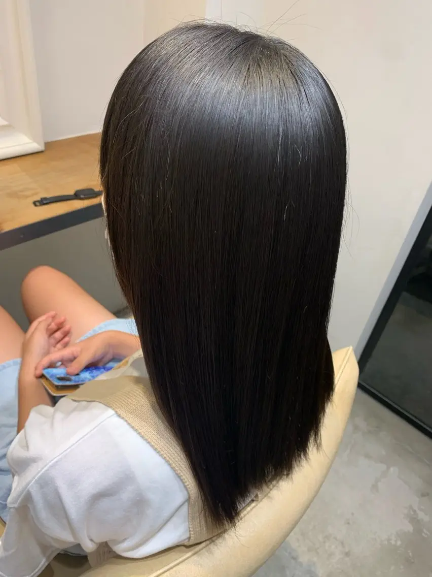 ロング パーマ 縮毛矯正 水戸/似合わせカット /Rukaのヘアスタイル