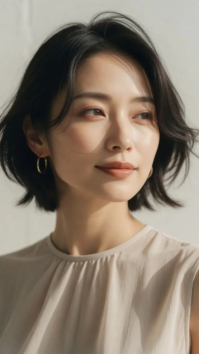 ミディアム ヘアカラー トリートメント 石沢 知康のヘアスタイル