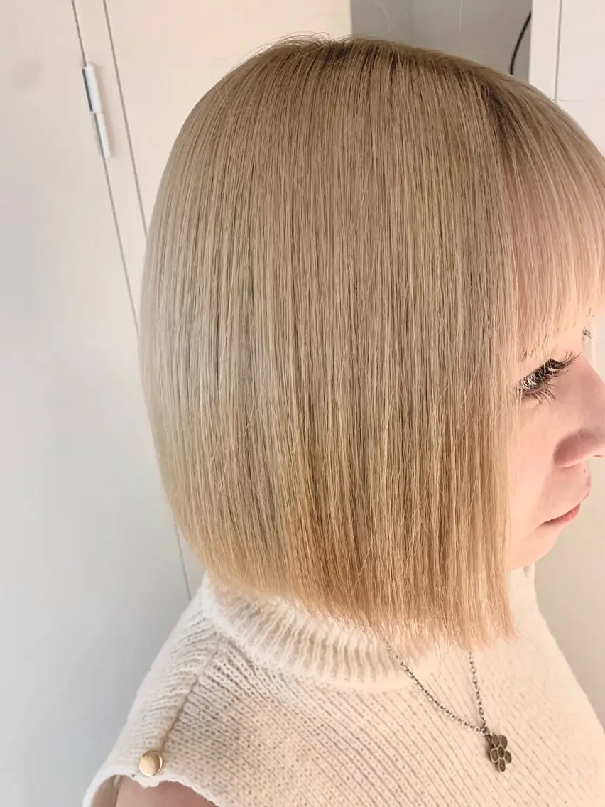 ミディアム ヘアカラー ✨ハイトーン✨艶髪 ✨髪質改善✨和田のヘアスタイル