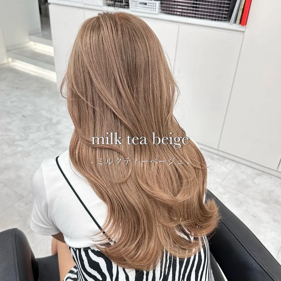 ロング カラー ベージュカラー ブリーチ ブロンド グレージュ ハイトーンカラー 色落ち綺麗🩰ハイ トーン🎀RINKAのヘアスタイル