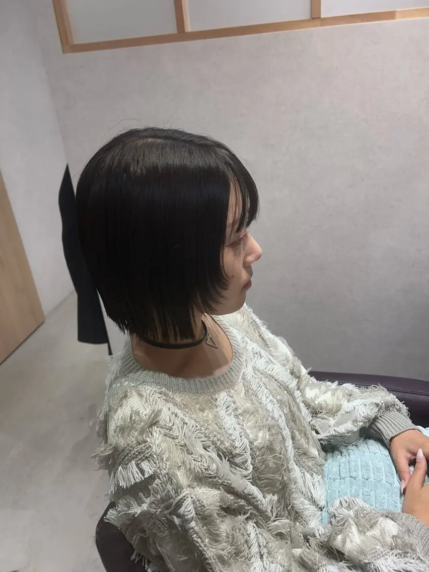 ミディアム ボブレイヤー ボブ レイヤーカット Mao 🎀bob 赤み撃退🌿艶カラーのヘアスタイル
