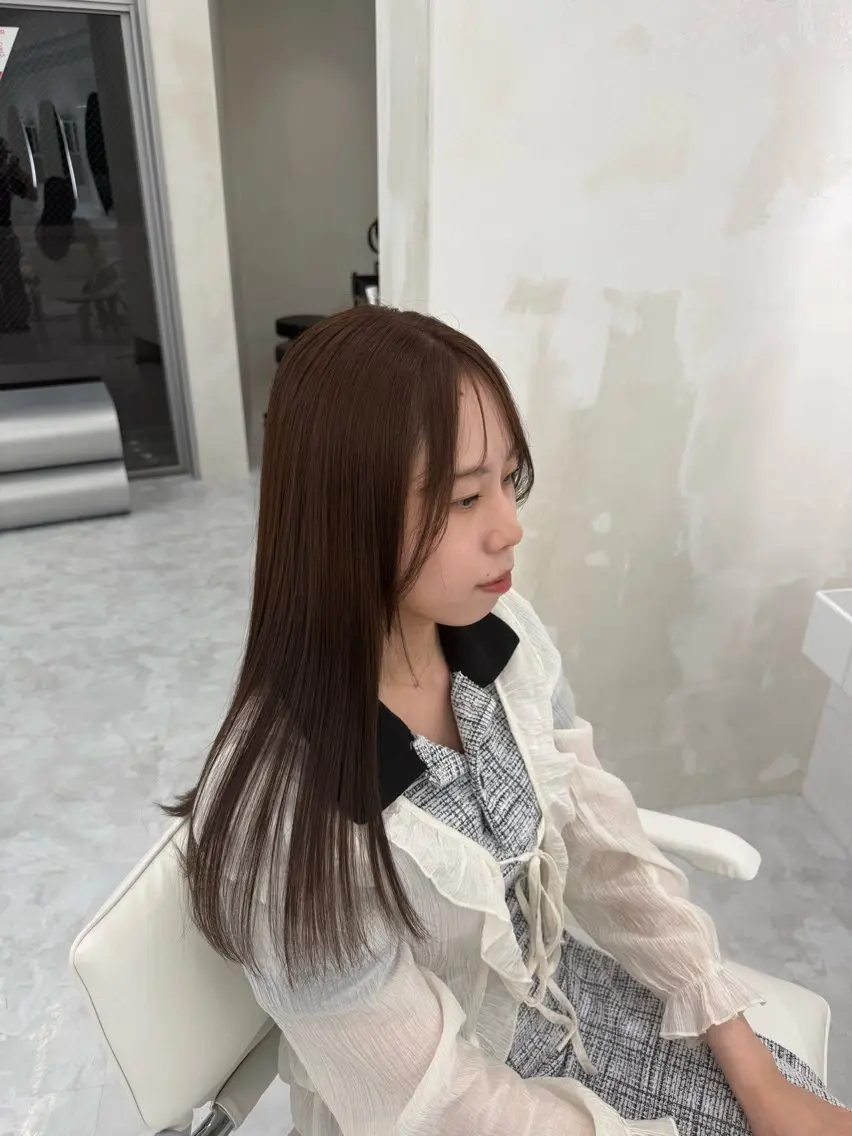ロング カラー 透明感カラー 💋🩷りなのヘアスタイル