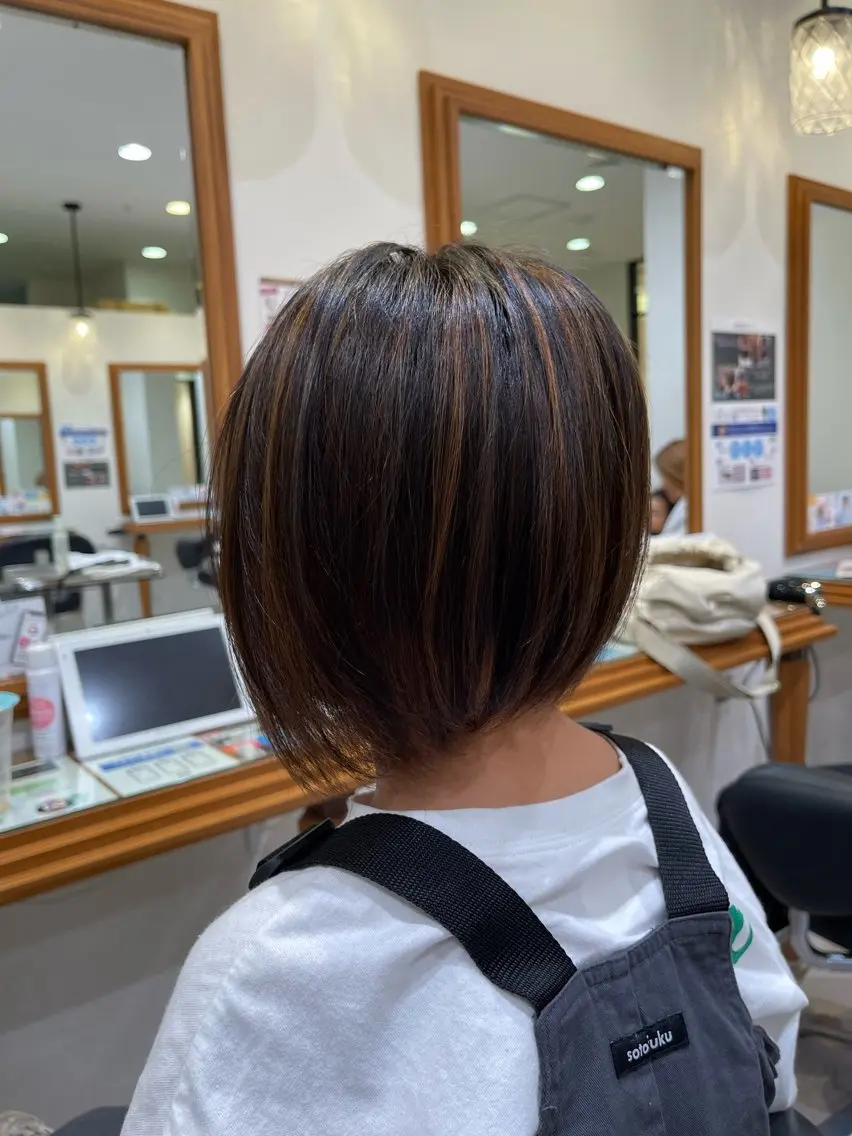 ショート カラー ハイライトカラー ハイライト ✂︎髪質改善・ Yuitoのヘアスタイル