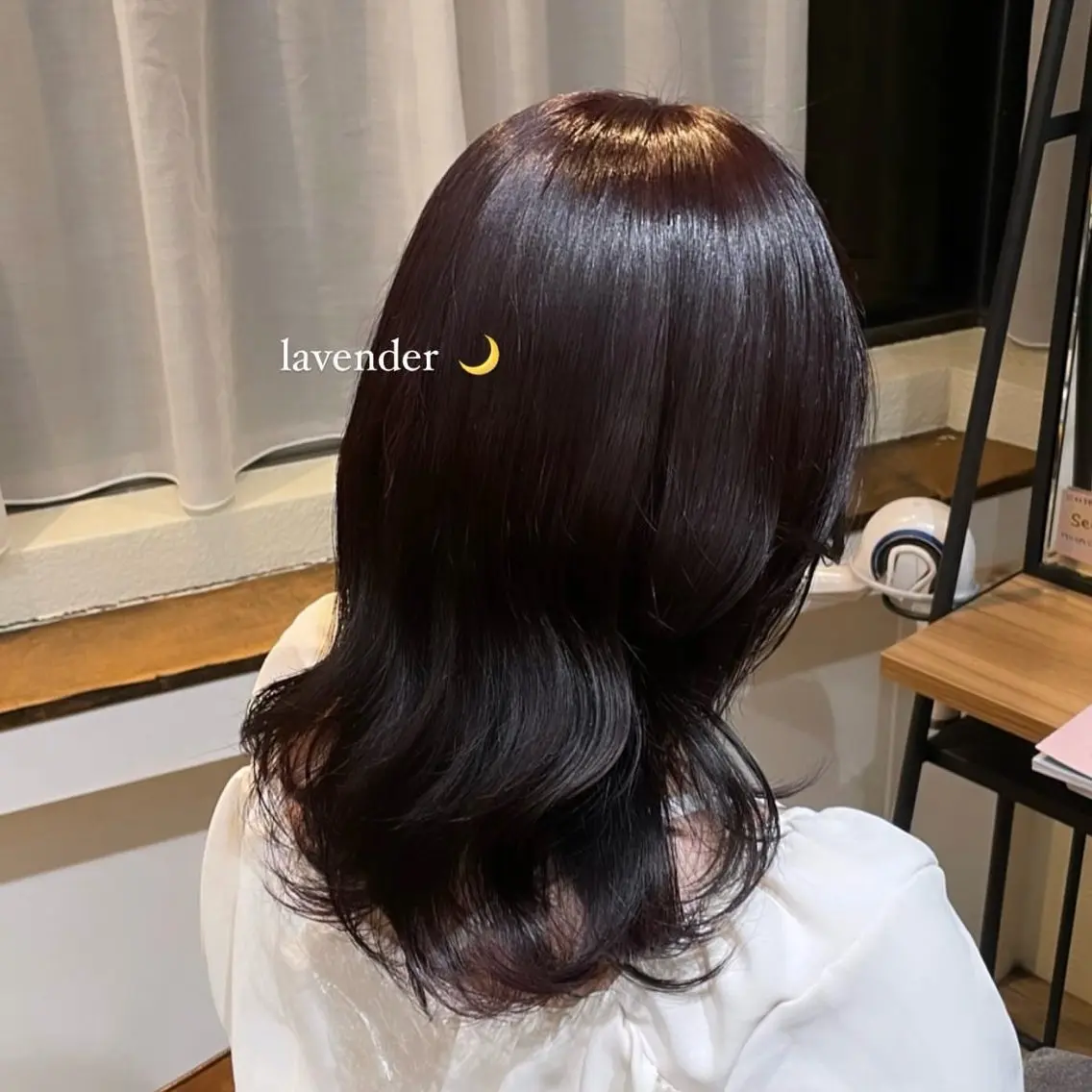 セミロング カラー Aoi 🎀 Ly hairのヘアスタイル