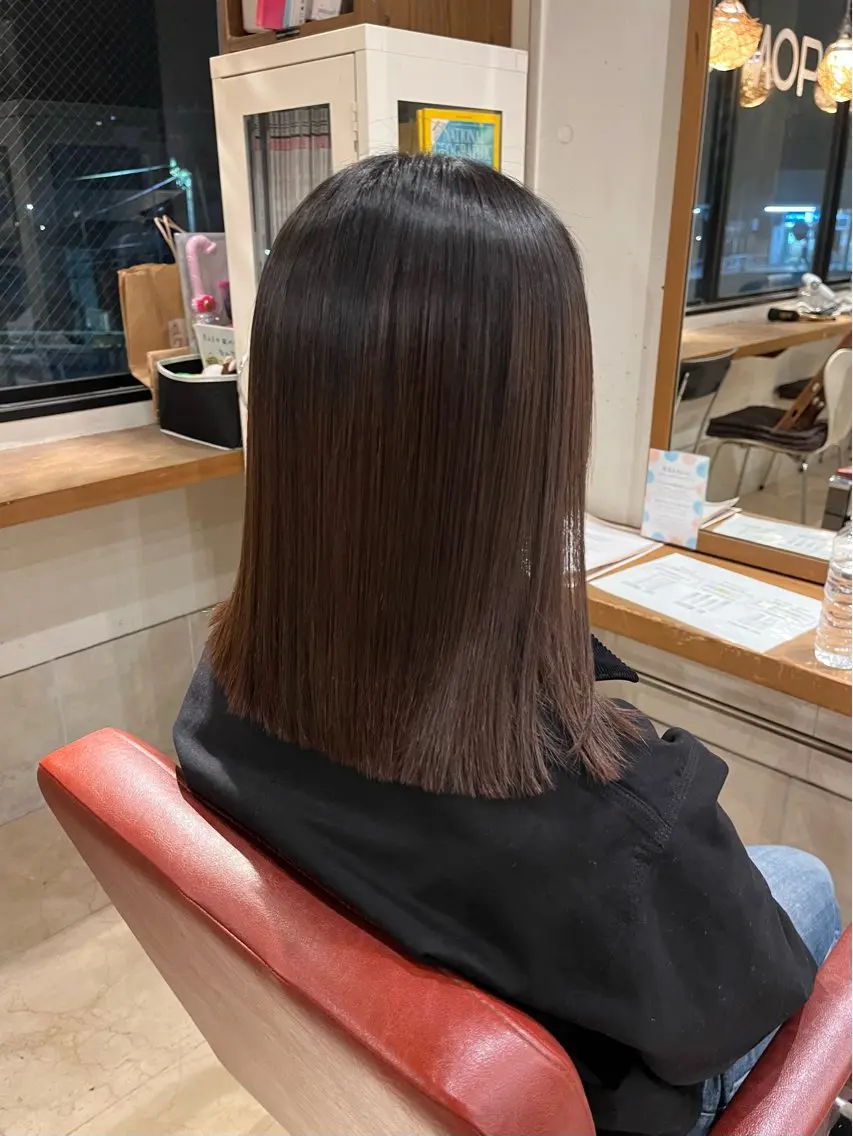 カット×髪質改善カラー×トリートメント¥18150→¥10000の写真
