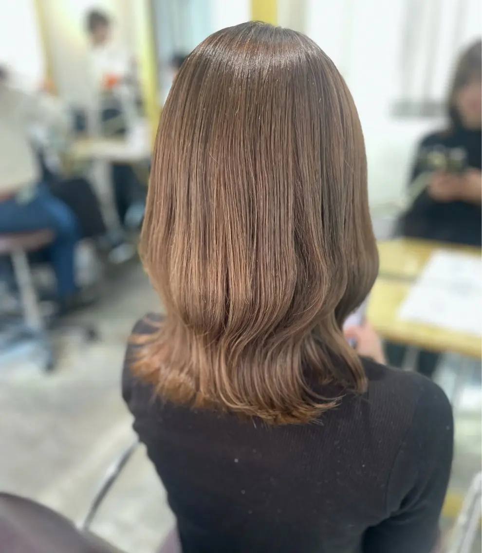 ミディアム ケアカラー モデル様募集中🧡 nanamiのヘアスタイル