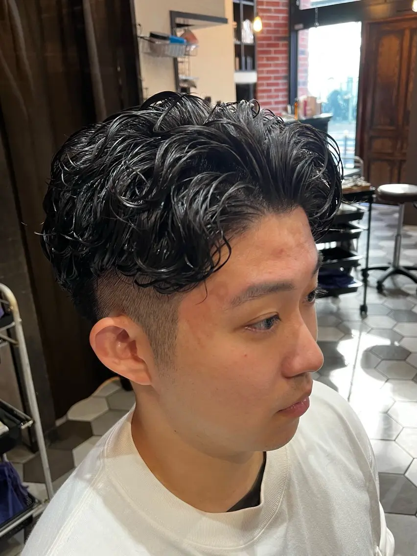 ショート パーマ メンズ 梅田/メンズ専門 ／加地光尊のヘアスタイル