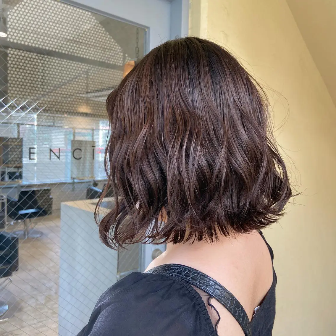 ミディアム カラー ヘアアレンジ ボブ なかまみさと 🌼極上ヘッドスパのヘアスタイル