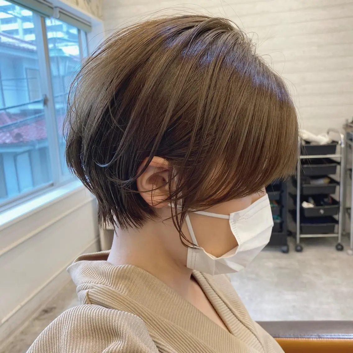 ショート カラー メンズ ネイル 古林 紘のヘアスタイル