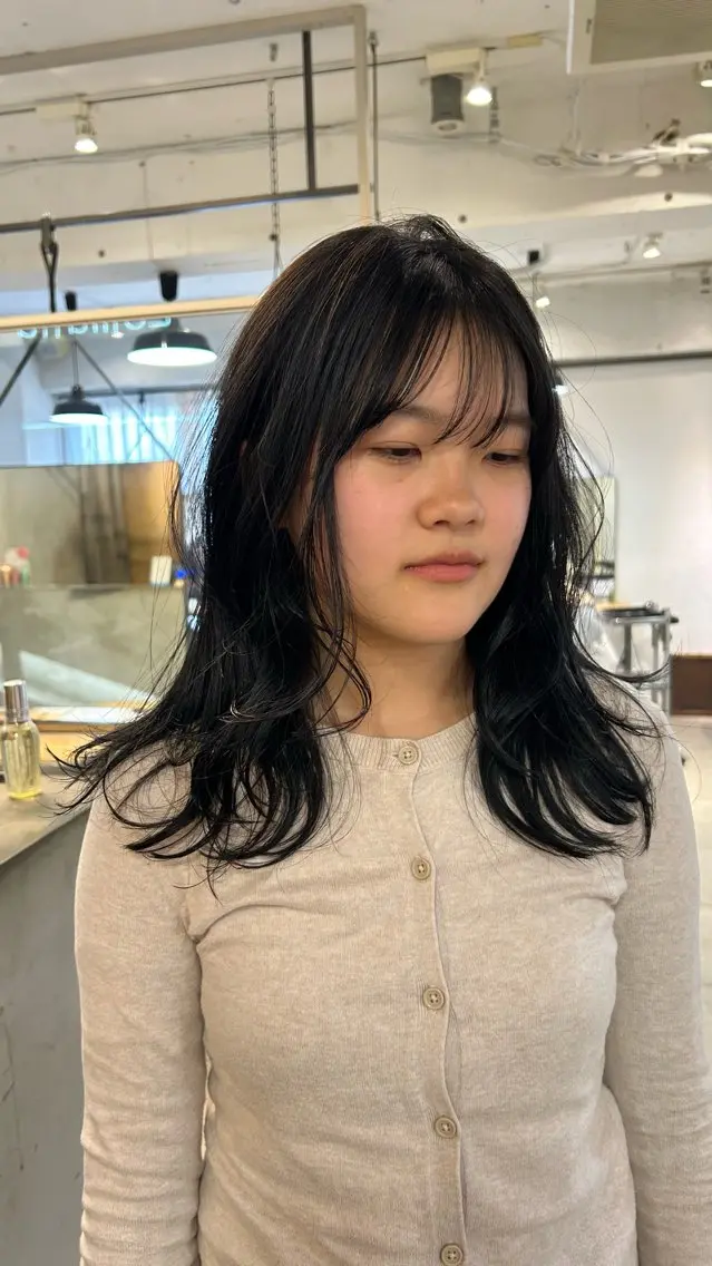 ミディアム カラー カット ヘアカラー トリートメント ❕マンツーマン施術❕ 🍊Moemiのヘアスタイル