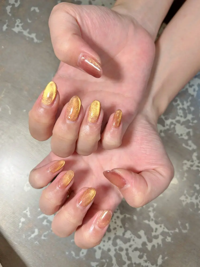 ネイル マグネットネイル シンプルネイル ハンドネイル ハンドケア ＊ misa ＊のネイルデザイン