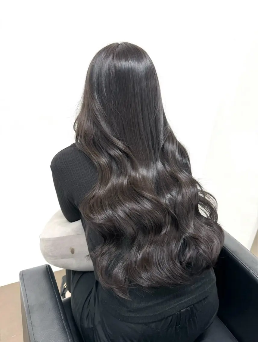 ロング カラー ヘアカラー ioe愛莉 /透明感カラーのヘアスタイル