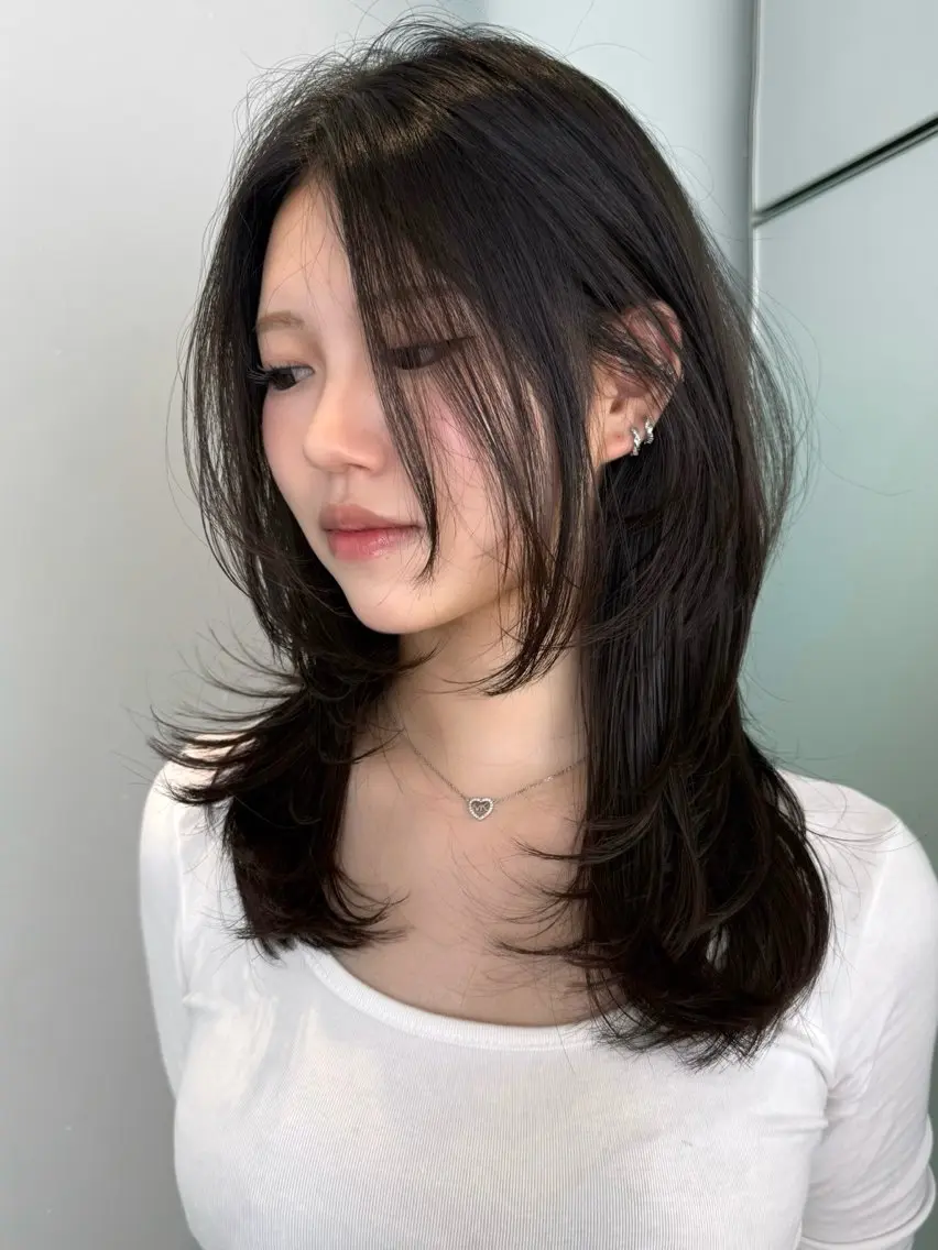 平日限定 ハッシュカット+カラー+KERASTASE3stepTR 50%OFF⟡.·の写真
