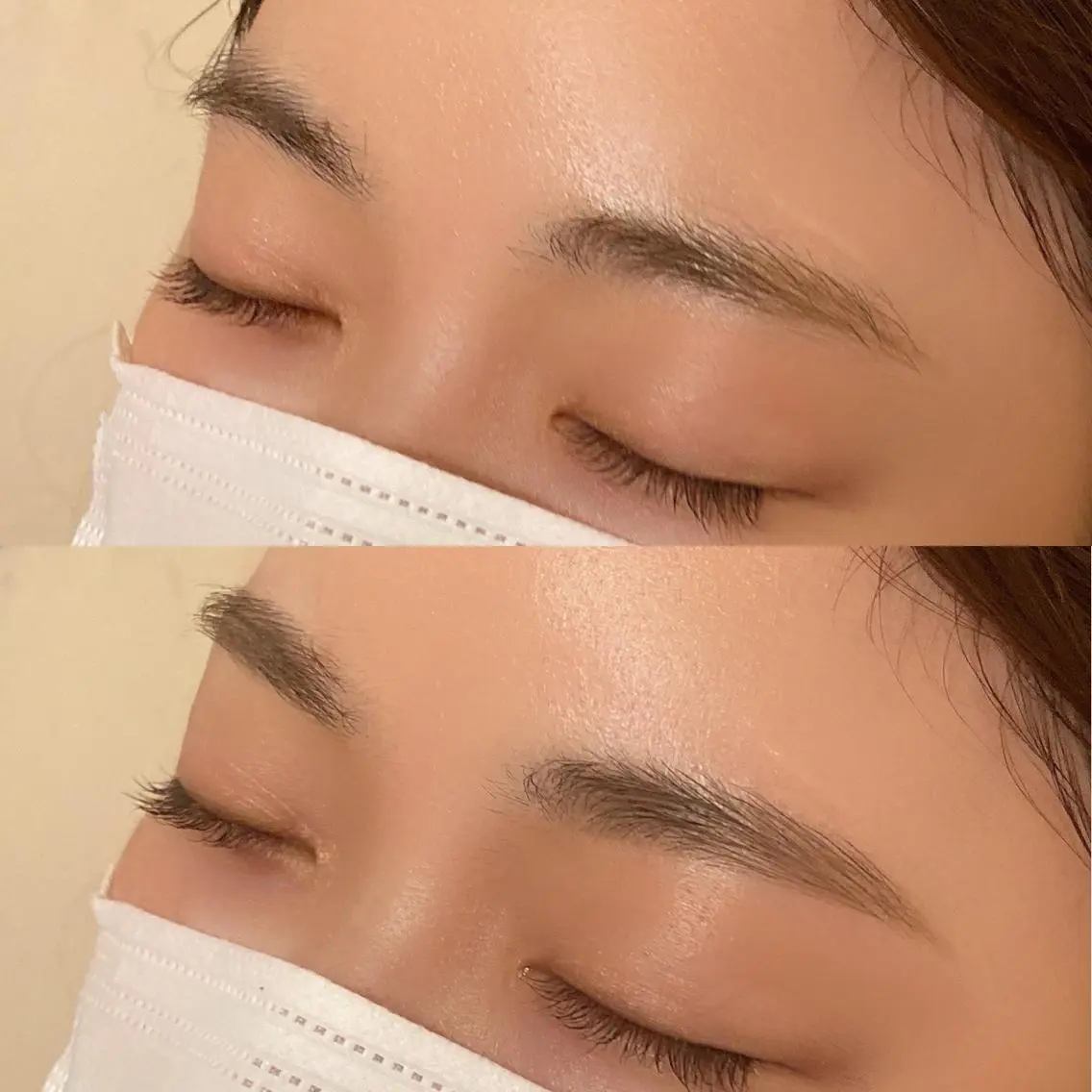 アイブロウ ワックス脱毛 眉カット pep natsumiのヘアスタイル