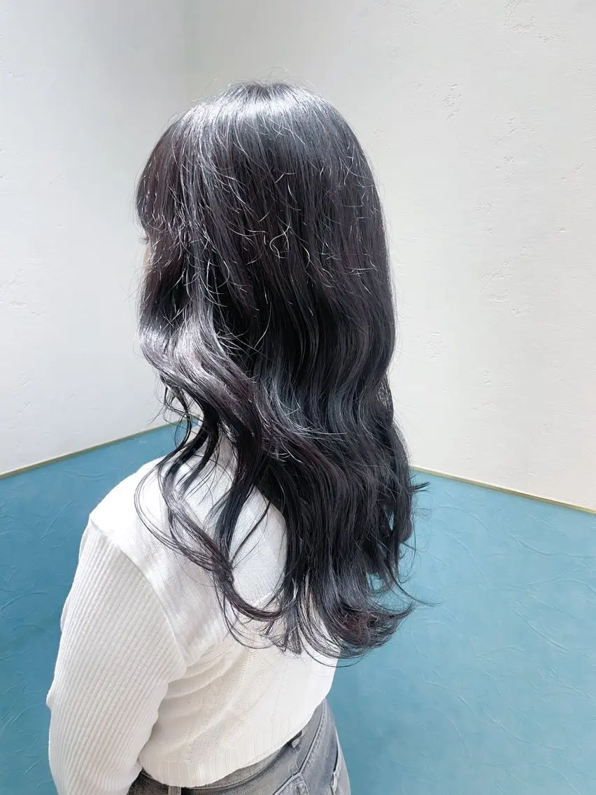 ロング カット ヘアカラー トリートメント 韓国/ハッシュカット /レイヤー🧸千純のヘアスタイル