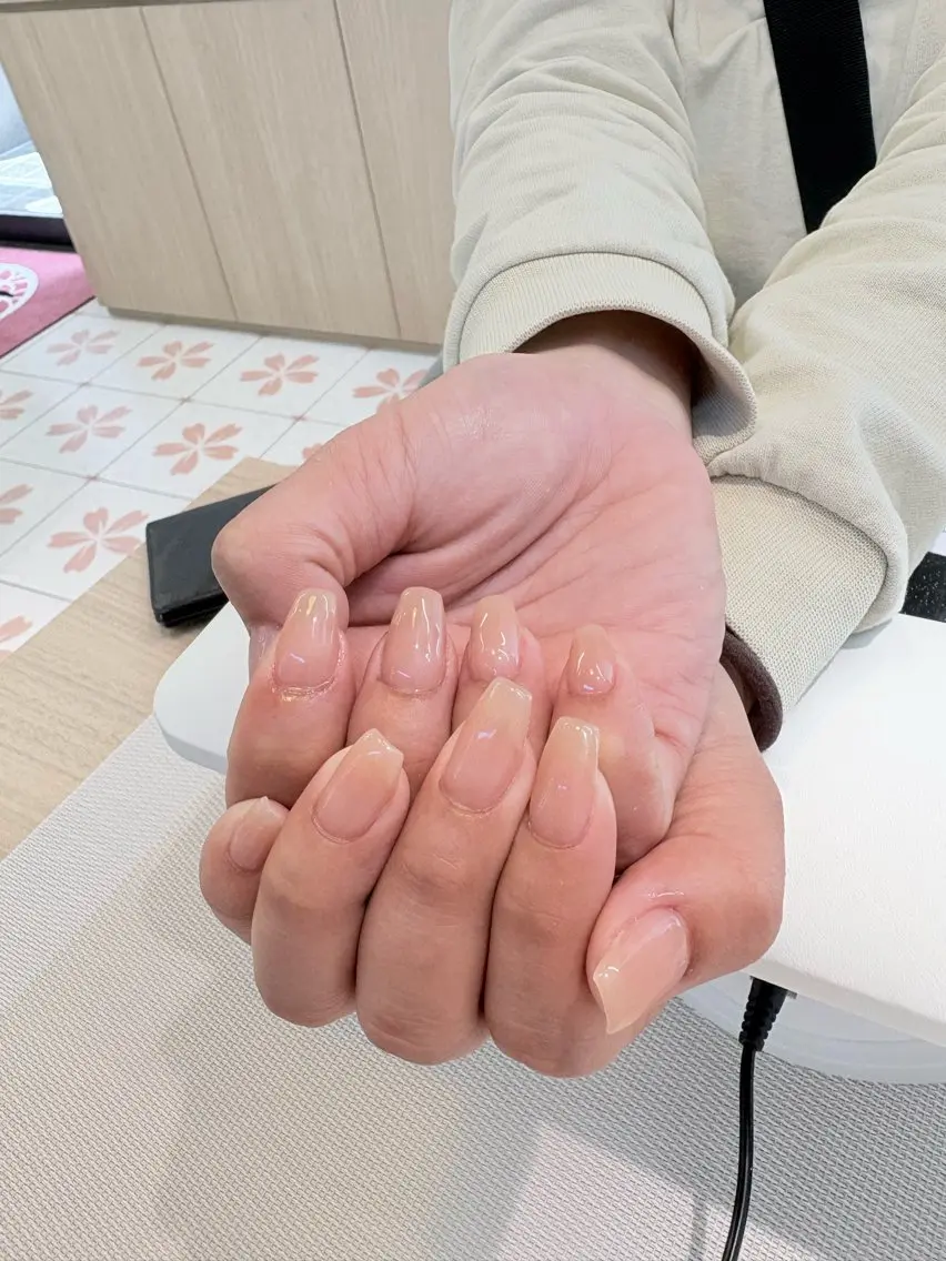 ミディアム ハンドネイル 文 浅草 れいなのネイルデザイン
