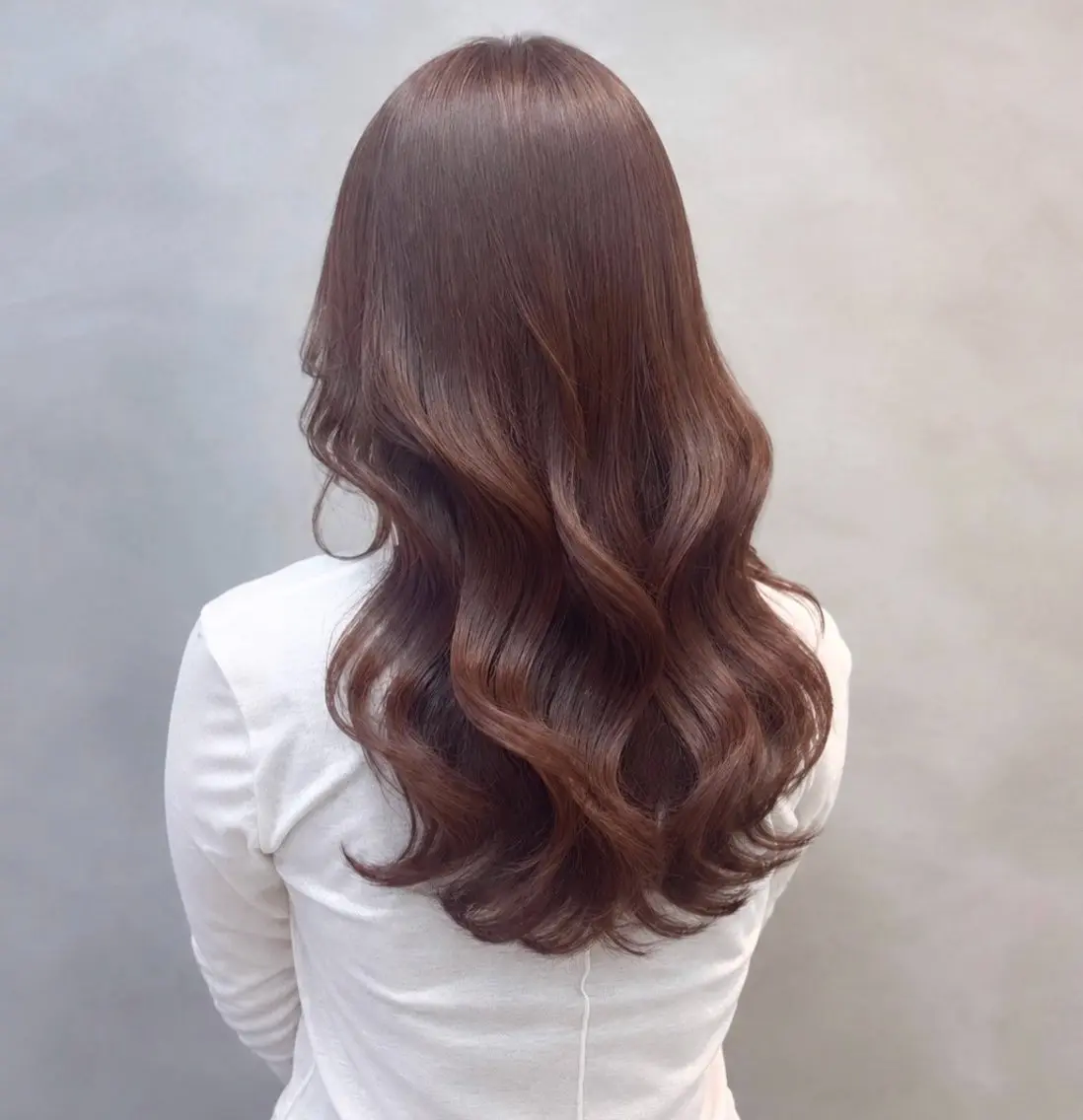 ロング カラー ブラウンカラー チョコレートブラウン ヘアカラー トリートメント girly上品ヘア 🎀/ベージュikuのヘアスタイル