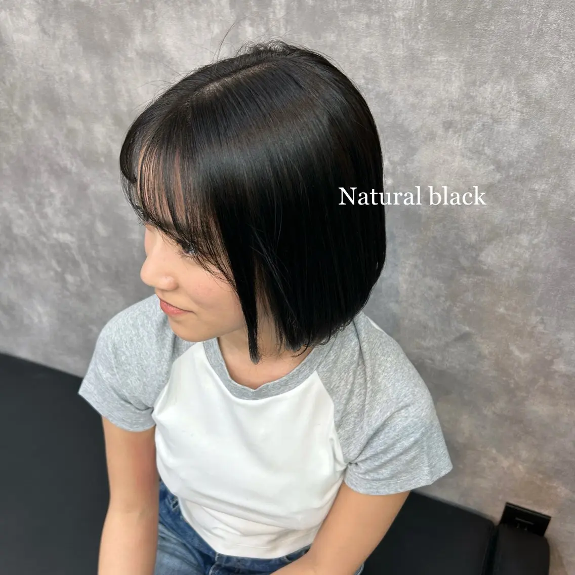 ショート 切りっぱなしボブ ボブ Naurra あいのヘアスタイル
