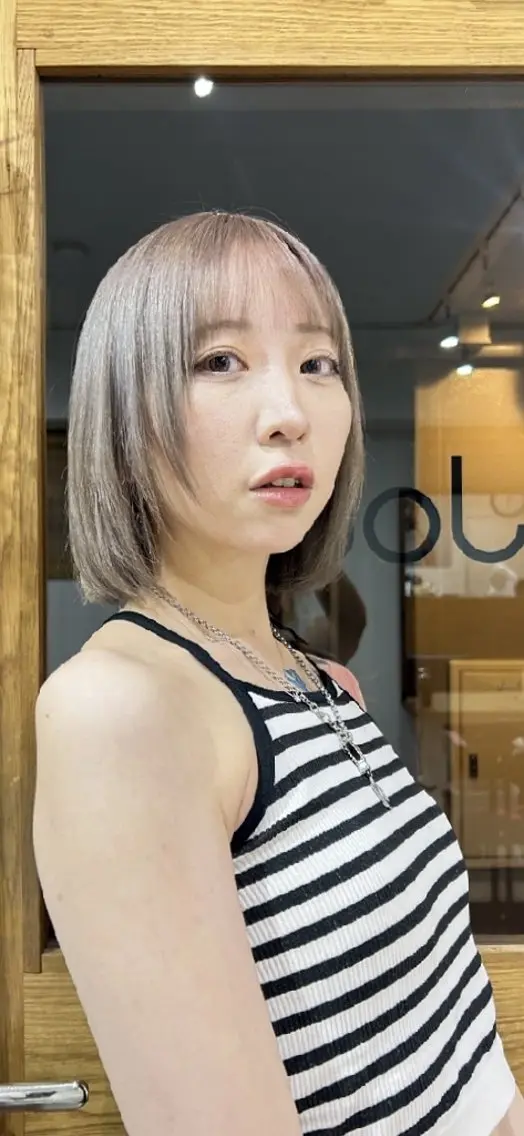 ボブ人気No,1✨ TAME副店長のヘアスタイル