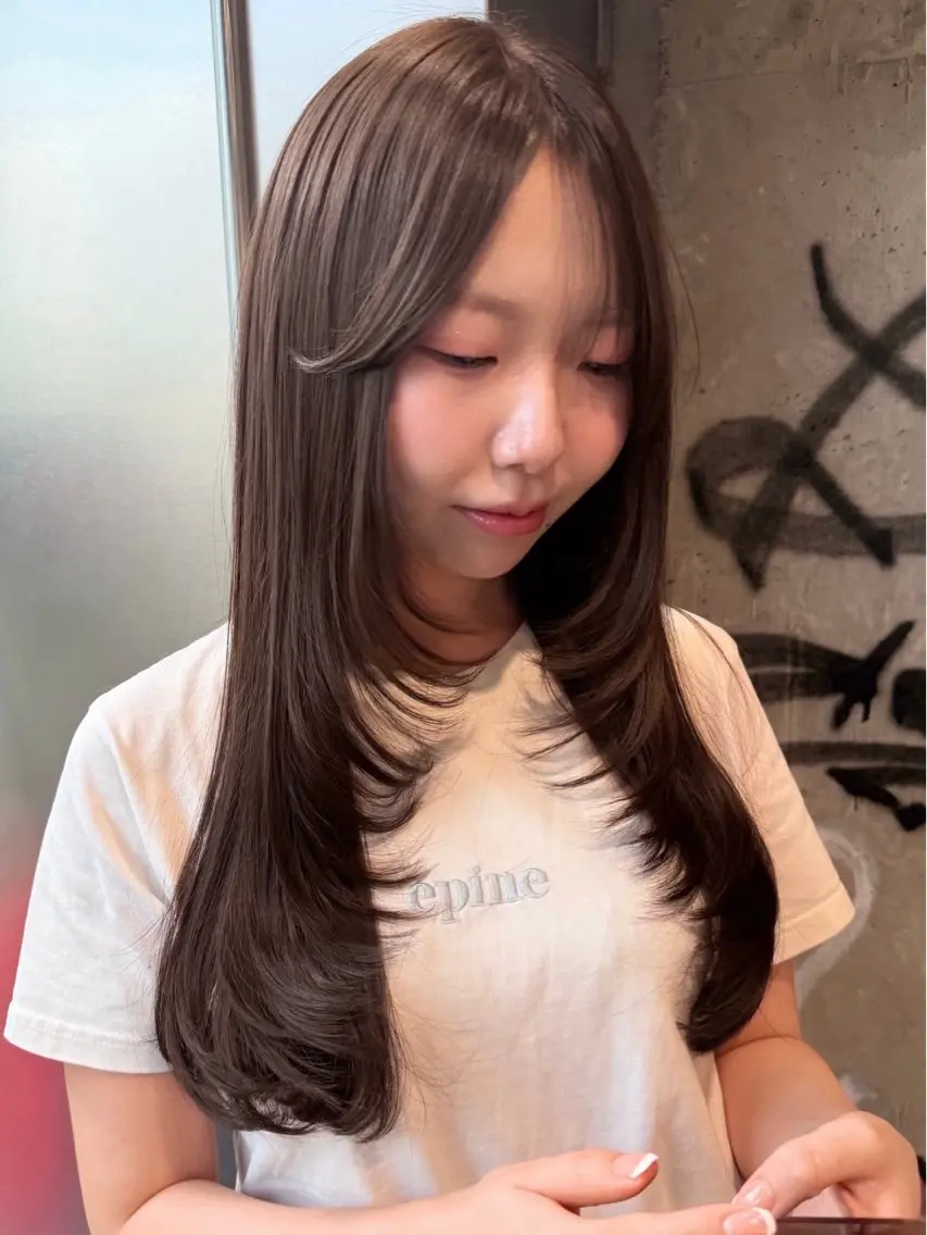 カラー ヘアカラー ･*·̩͙꒰ঌ RIN໒꒱·̩͙⋆.のヘアスタイル