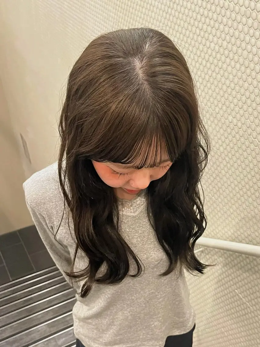 ロング カラー 髪質改善 レイヤーカット トリートメント 酸性ストレート カット ヘアカラー トリートメント 髪質改善/レイヤー/ ボブ/磯野史歩のヘアスタイル