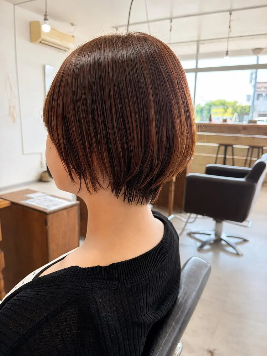 ショート カット 河村 あいりのヘアスタイル