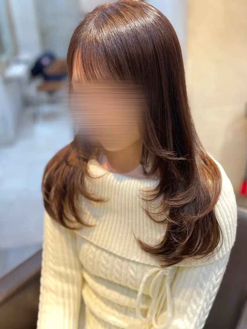 ロング レイヤーカット 🩵Lutia新宿 ヒイラギ🩵のヘアスタイル