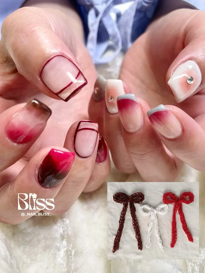 ネイル 持ち込み ハンドネイル NAIL BLISSのネイルデザイン