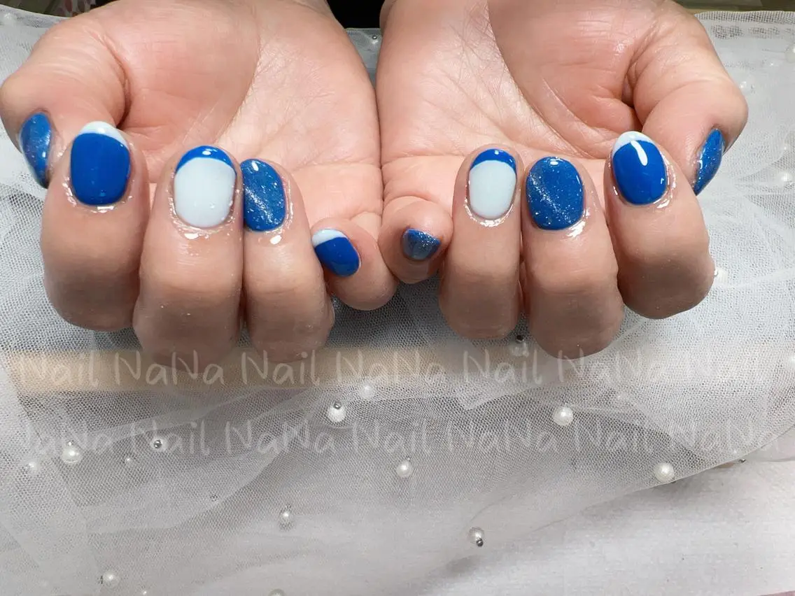 ショート カラー ネイル ハンドネイル Nail NaNaのネイルデザイン