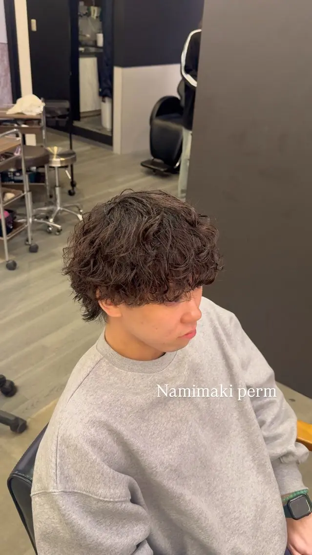 パーマ 藤田 翔稀のヘアスタイル