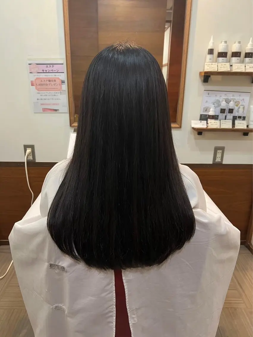 ロング ボブ ロング カット無料　カット モデル募集中　網谷のヘアスタイル