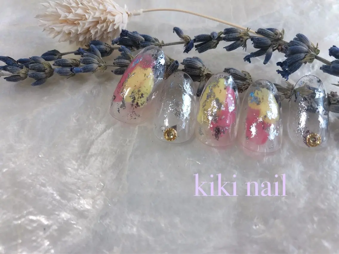 ネイル クリアネイル kiki nail &brow二子玉川のネイルデザイン