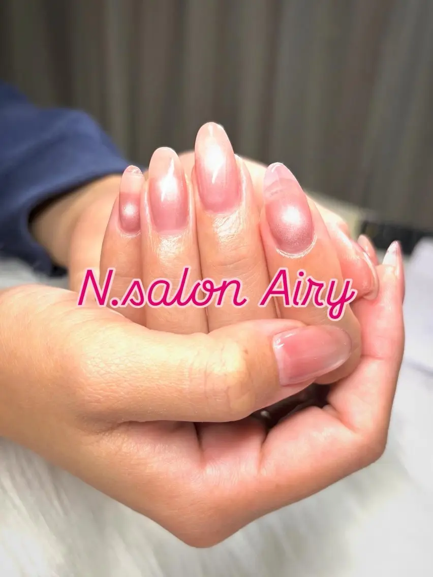 ネイル 長さ出し マグネットネイル マグネットワンカラー ワンカラーネイル ネイルチップ ハンドネイル NailSalon ★Airy-エアリ-のネイルデザイン