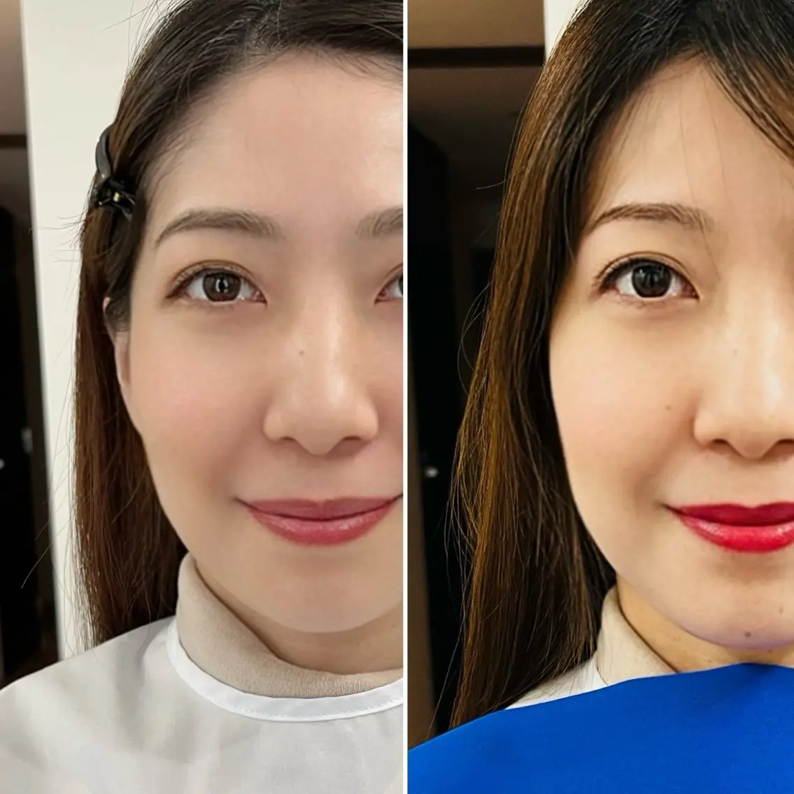 セミロング カラー ヘアアレンジ パーソナルカラー診断 骨格診断 北新地堂島人気店 ラ・ヴェリーテのエステ・リラクイメージ
