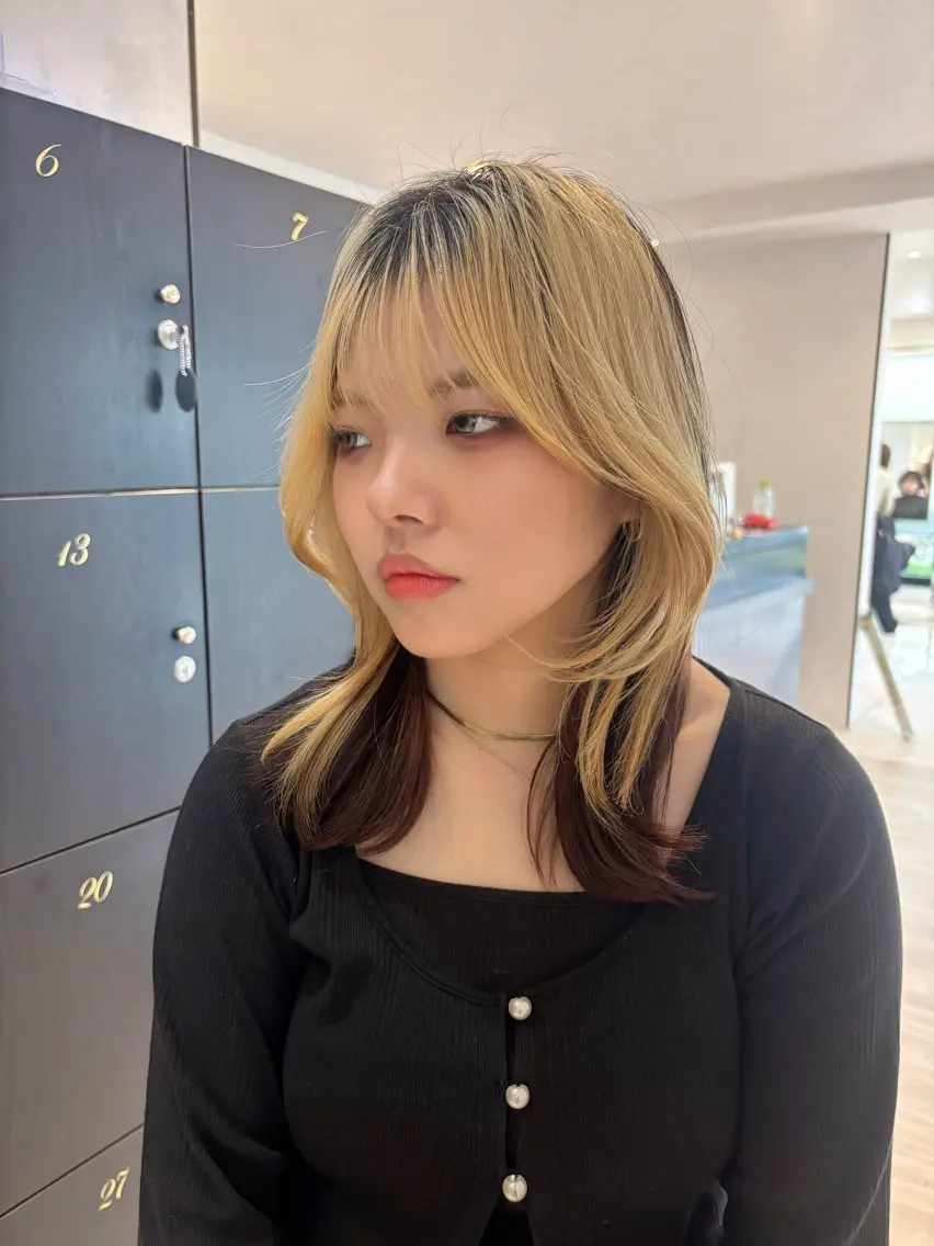 ミディアム ミディアムレイヤー レイヤーカット 松原香乃 撮影モデル募集のその他イメージ