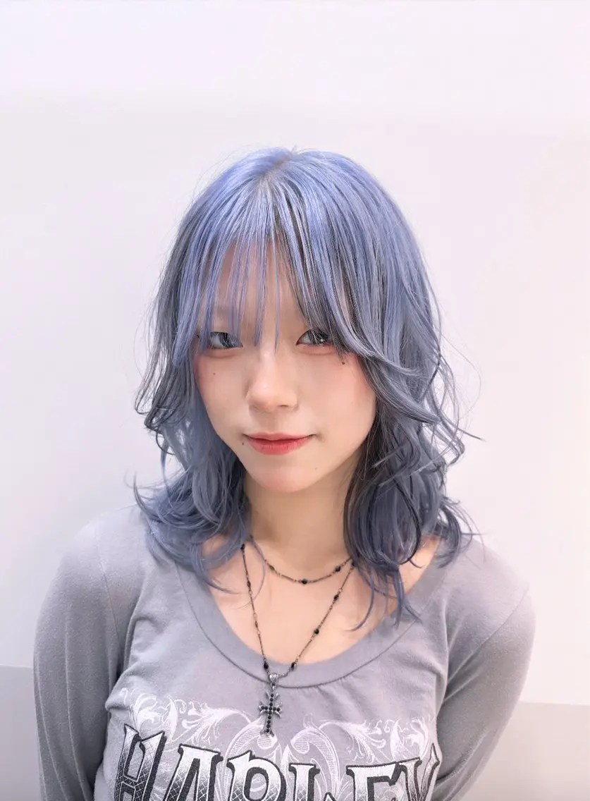 ロング カラー ヘアアレンジ メンズ ヘアカラー トリートメント ブリーチの髪様 MASATOのヘアスタイル
