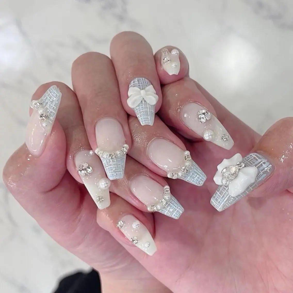 ネイル 長さ出し ハロウィン マグネットネイル ミラーネイル ネイルチップ Lee Nails チップ長さだし専門店のネイルデザイン
