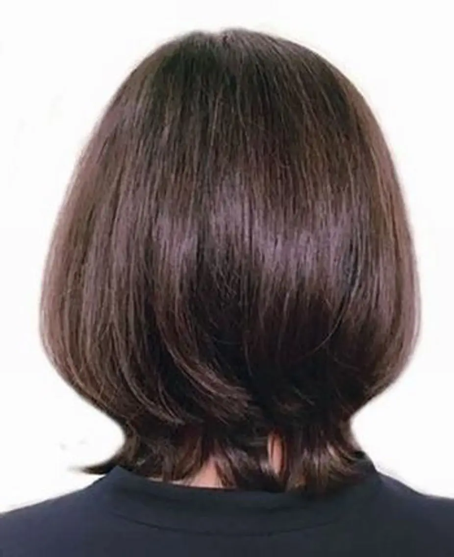セミロング 小林　ローズパープル カット＆カラー美容室のヘアスタイル