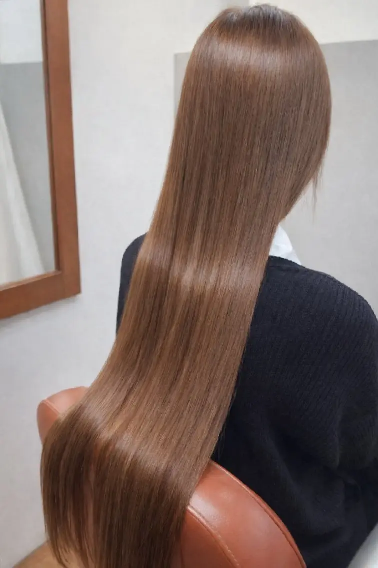 カット+縮毛矯正の写真