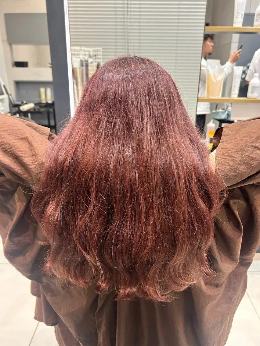 【6月限定☔️】ブリーチなしWカラーモデル🌀+艶髪トリートメント✨️の写真