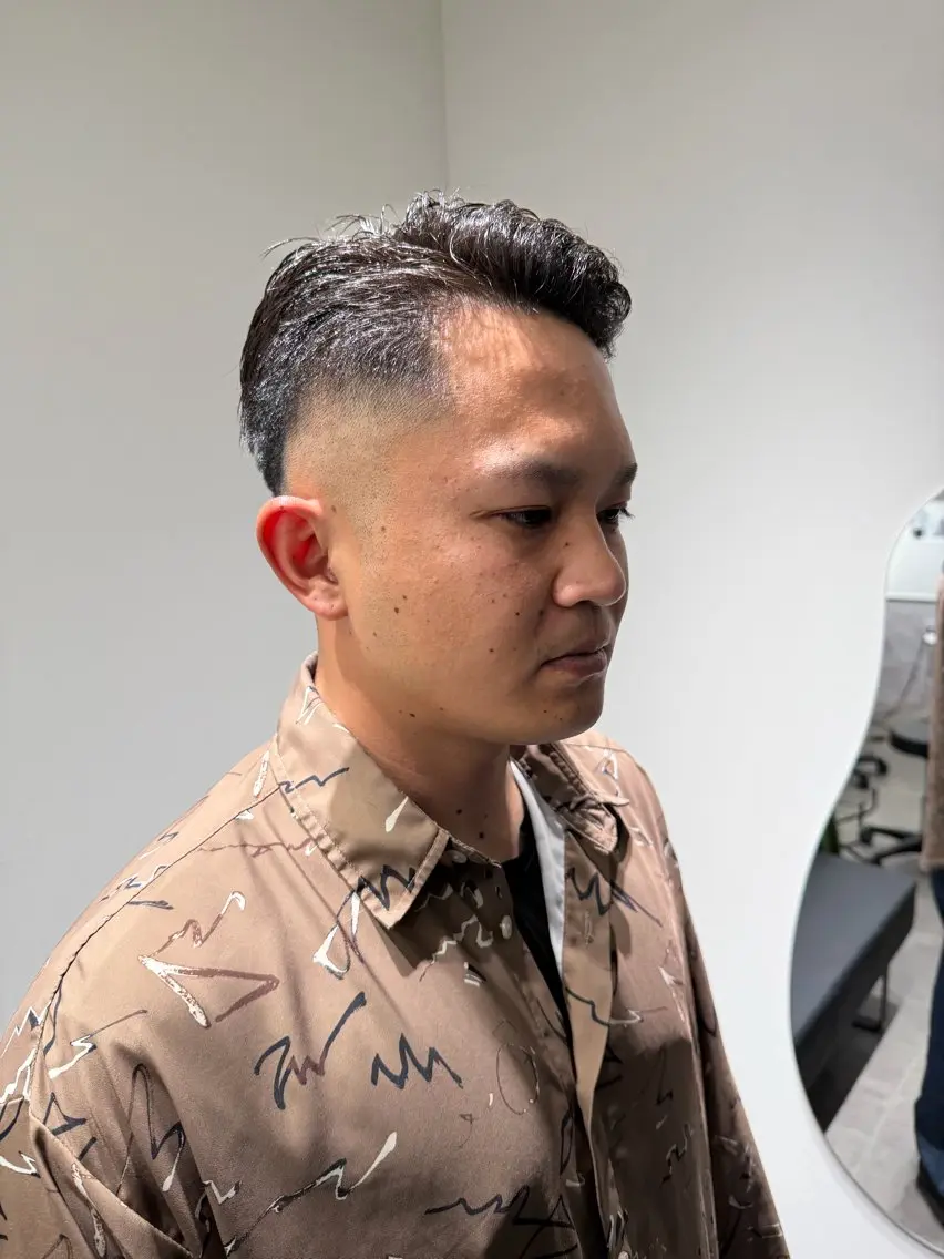 ショート メンズ カット 池田 勇児のヘアスタイル