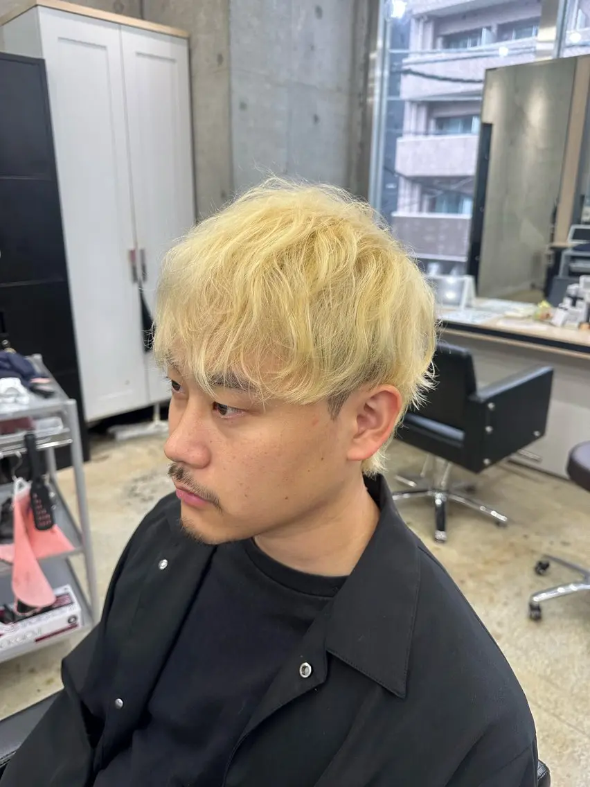 メンズ メンズブリーチ 🎀メンズヘア赤羽 🎀Koiroのヘアスタイル