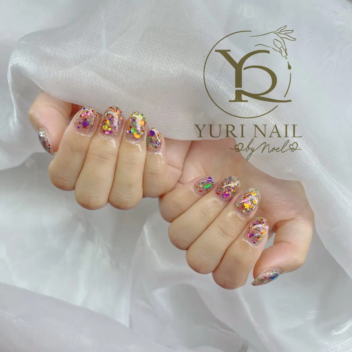 ネイル チークネイル フットネイル フレンチネイル グラデーション キラキラネイル ハンドネイル フットネイル YURI Nail Funabashiのネイルデザイン