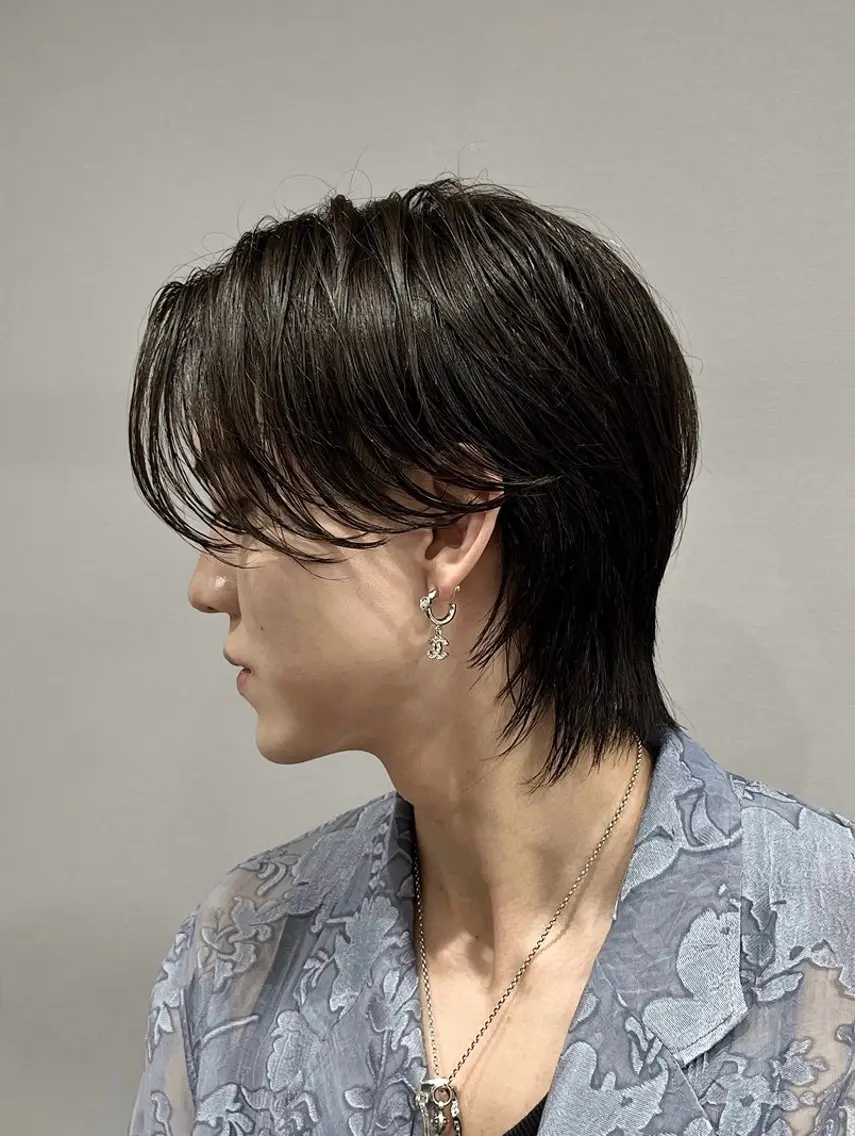 パーマ メンズ 新谷 結菜のヘアスタイル