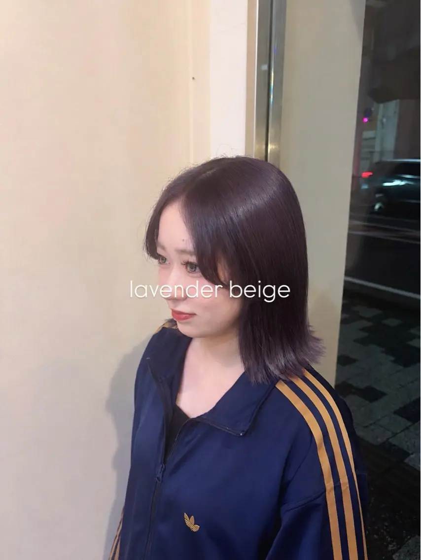 カラー ベージュカラー 透明感カラー ラベンダーカラー ⭐️透明感カラー⭐️ Raiaのヘアスタイル