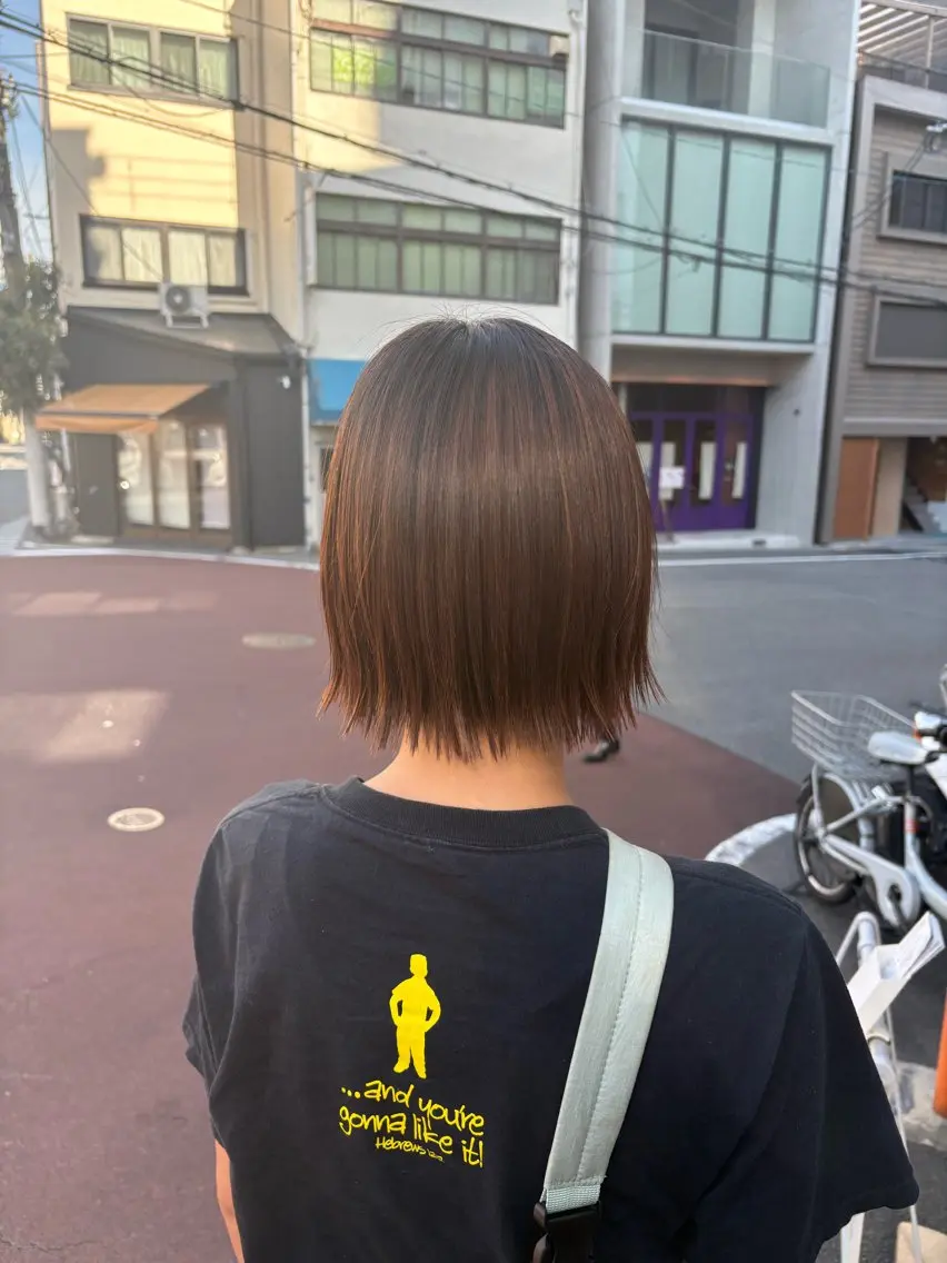 ショート カット トリートメント 藤倉なつみ /玉造のヘアスタイル