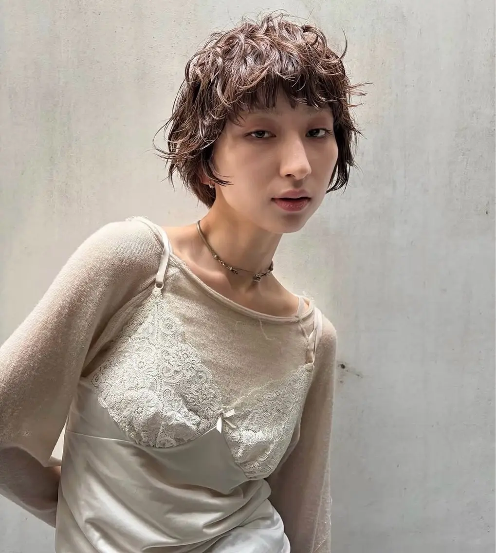 ショート パーマ 天神NEW open 似合わせ/西田省吾のヘアスタイル