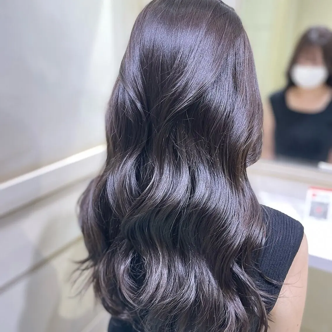 ミディアム カラー ヘアカラー トリートメント 💖ダブルカラー/ ケアカラー/レナ💖のヘアスタイル