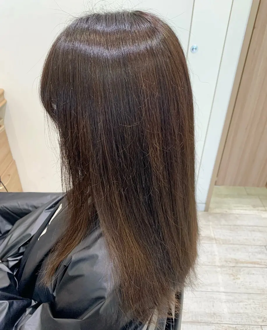 カラー 遠藤姫花 𝒂𝒔𝒉草加𓂃のヘアスタイル