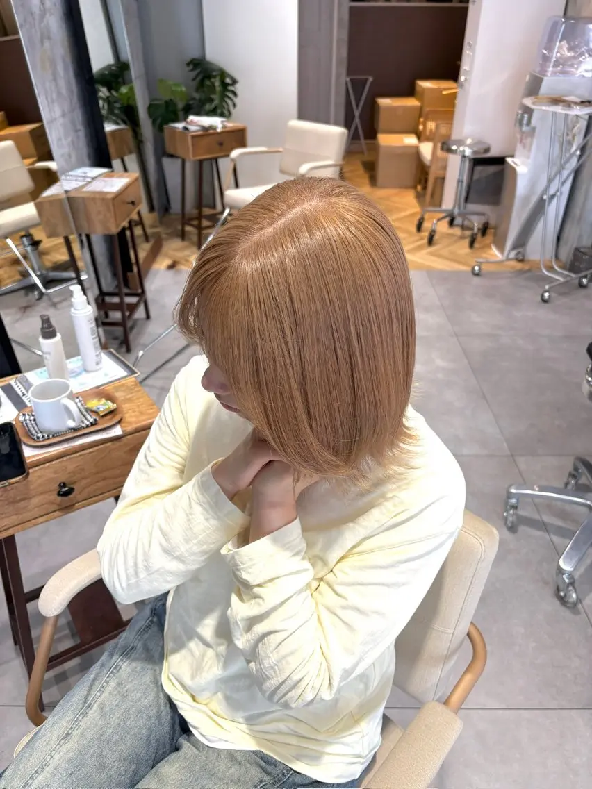 ショート カット ヘアカラー 相宮 優羽のヘアスタイル